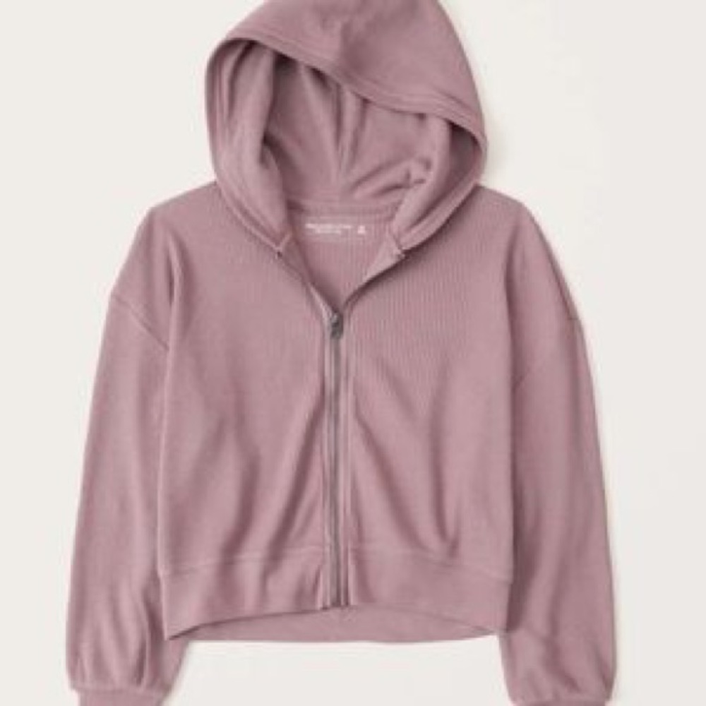 Abercrombie and Fitch cropped zip up hoodie